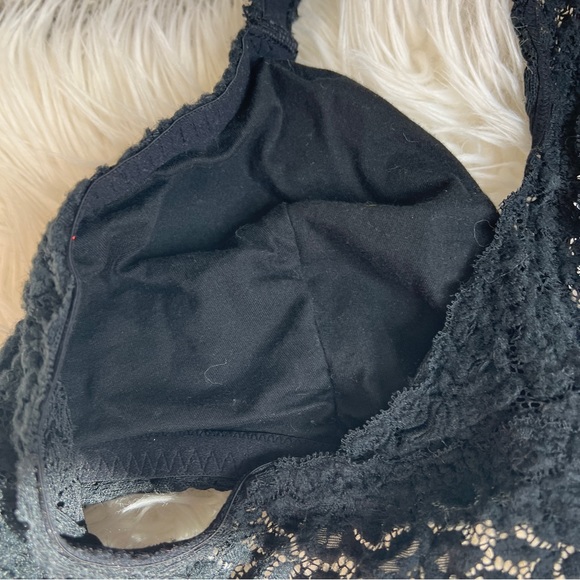 Auden | Black Lace Racerback Nursing Bralette - Picture 2 of 6